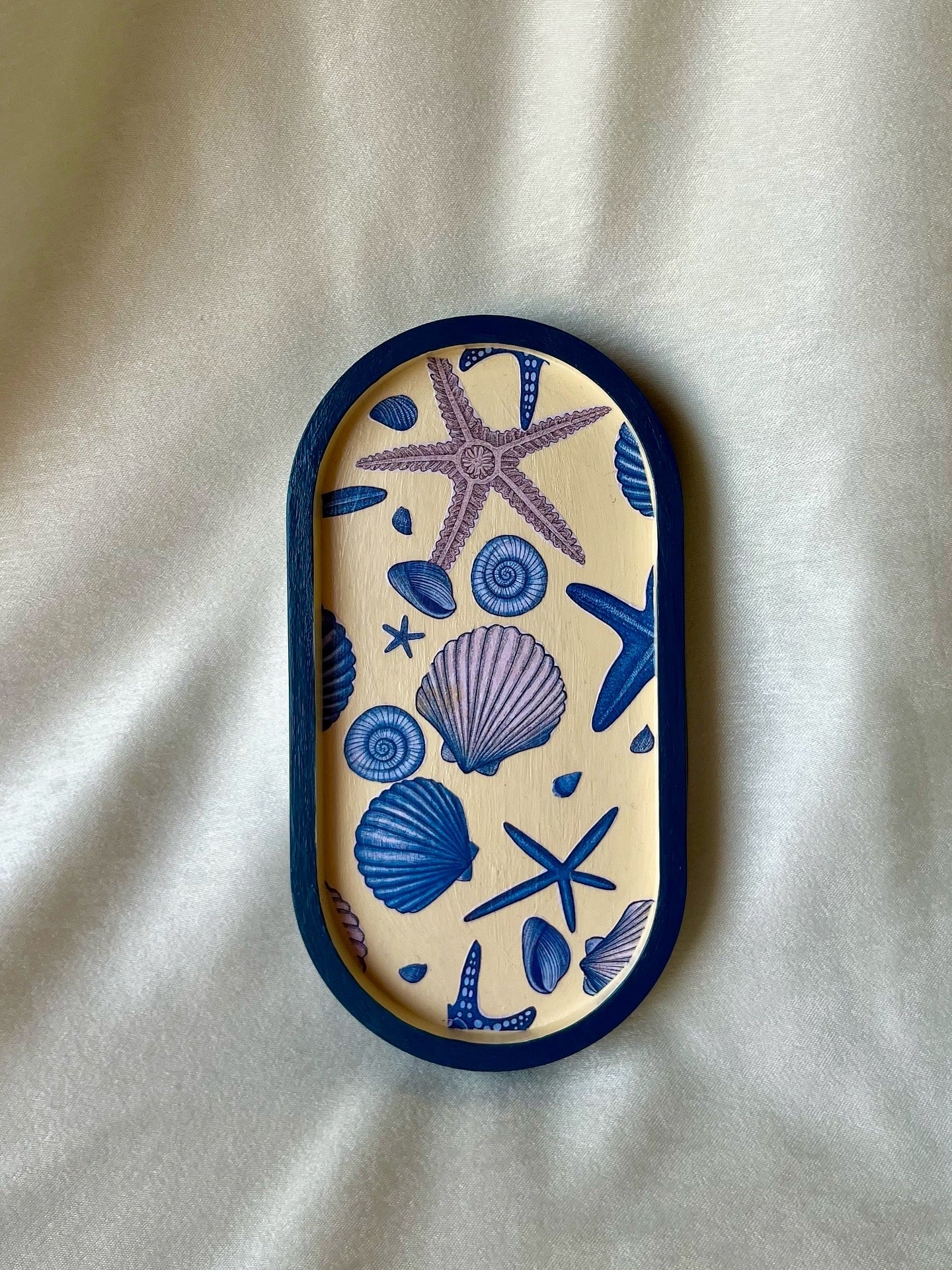 Blue Seashells Tray