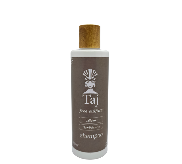 Taj – Free Sulfate Shampoo with Caffeine & Saw Palmetto - 220 ml